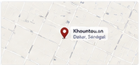 Map: Khountou.sn — Dakar, Senegal